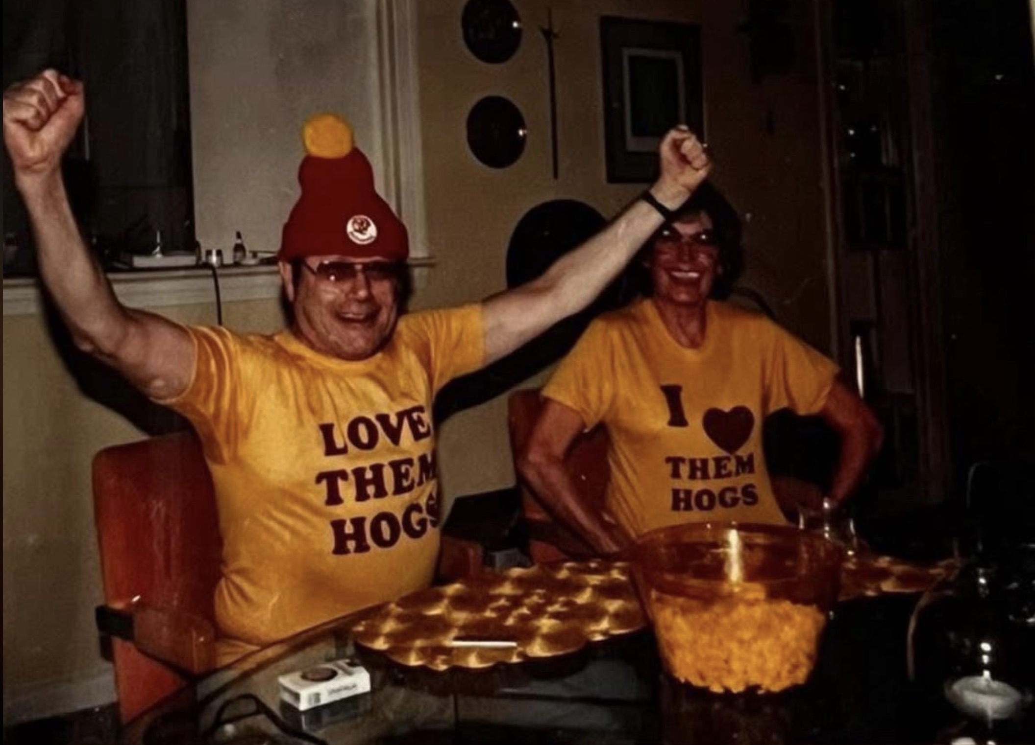 Washington football fans, 1970. 
